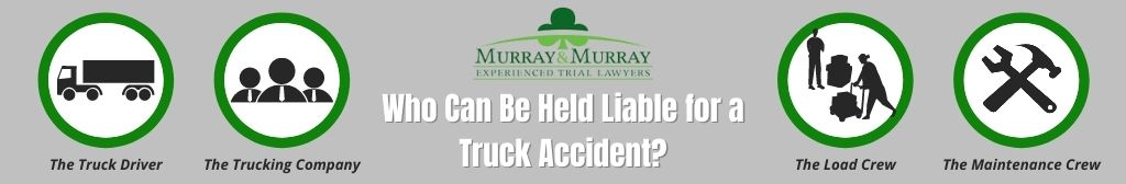 who can be liable for a truck accident infographic
